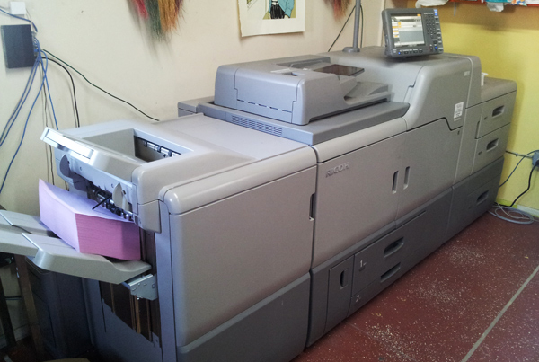 Ricoh high-volume digital printer for mailings, newsletters, cards, fliers and more!