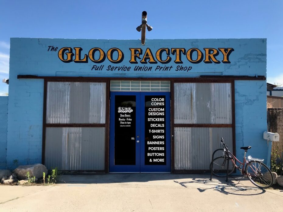 Welcome to The Gloo Factory, a premier Tucson print shop serving the community since 2000. We specialize in screen printing, digital printing, and more, providing services locally and nationwide.